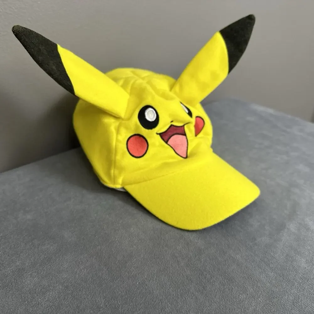 Youth Pokémon Pikachu Hat Yellow Baseball Cap With Ears Pokémon 2021 Designware